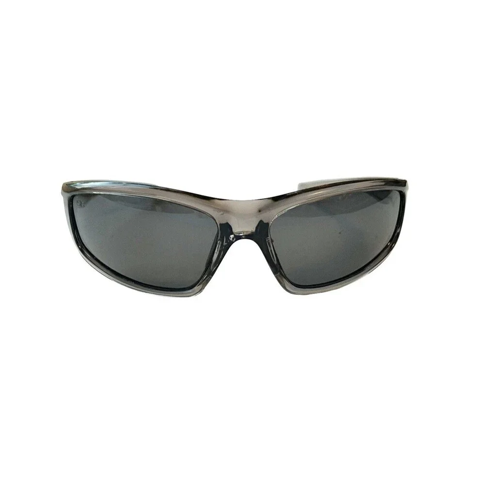 Shady Rays Wraparound Sunglasses Smoke Gray Black Sport Fishing Running Cycling